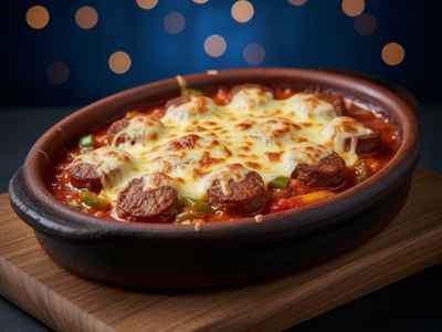 صورة مكرونة سوسيس