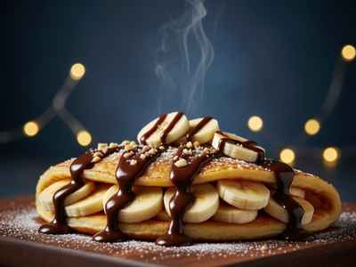 صورة كريب شيكولاتة وموز